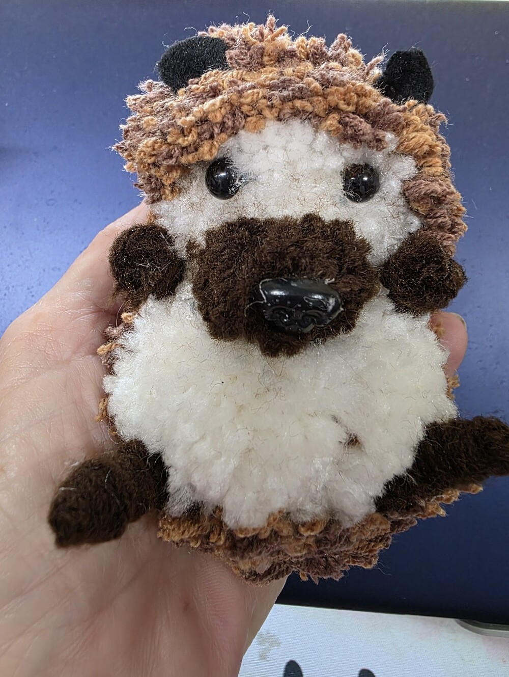 Hand Crafted Fluffy Hedgehog